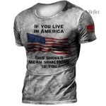 T-shirt vintage homme au design artistique