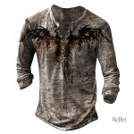 T-shirt homme vintage au style moderne et décontracté