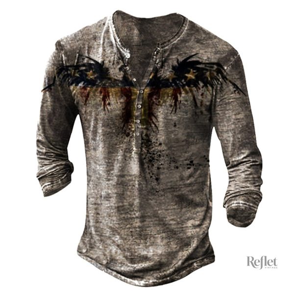 t-shirt-homme-style-vintage-1 T-shirt homme vintage au style moderne et décontracté