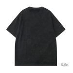 T-shirt vintage homme en noir