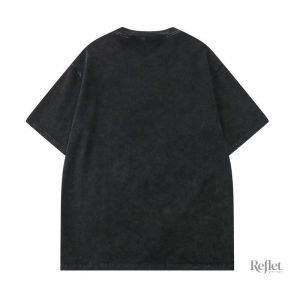 T-shirt vintage homme en noir