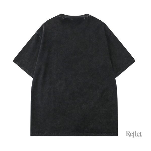 T-shirt vintage homme en noir