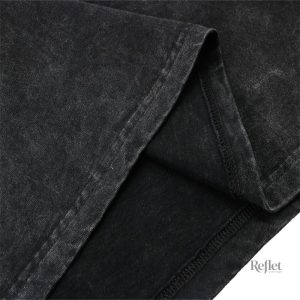 Homme T-shirt uni noir classique