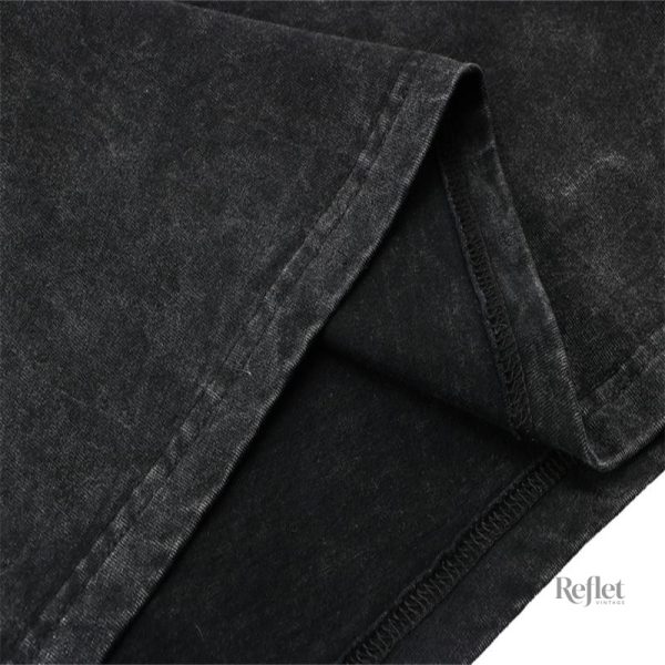 Homme T-shirt uni noir classique