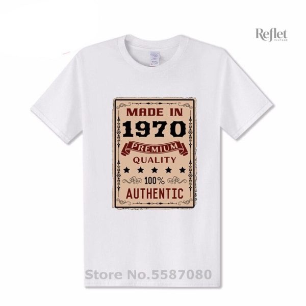 T-shirt rétro homme style années 70