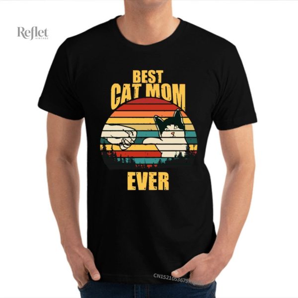 T-shirt été homme avec motif chat