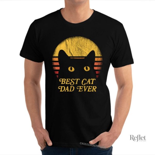 T-shirt homme original avec chat