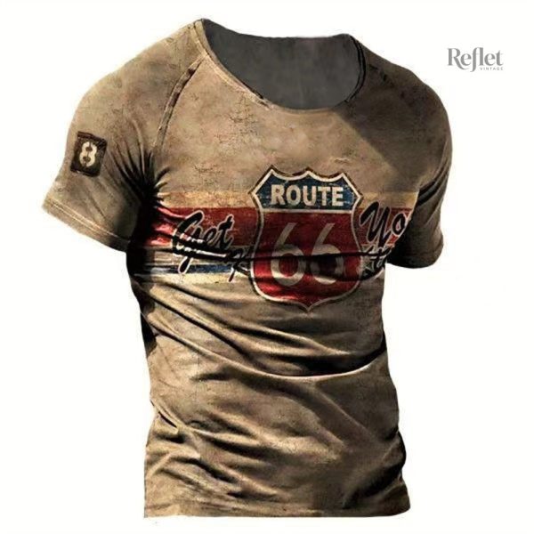 T-shirt homme vintage délavé