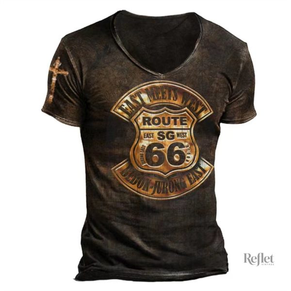 T-shirt délavé homme style vintage