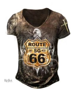 T-shirt homme style rétro, look délavé