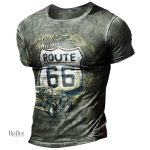 T-shirt vintage homme, effet usé