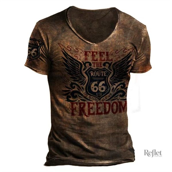 T-shirt vintage homme, tissu doux