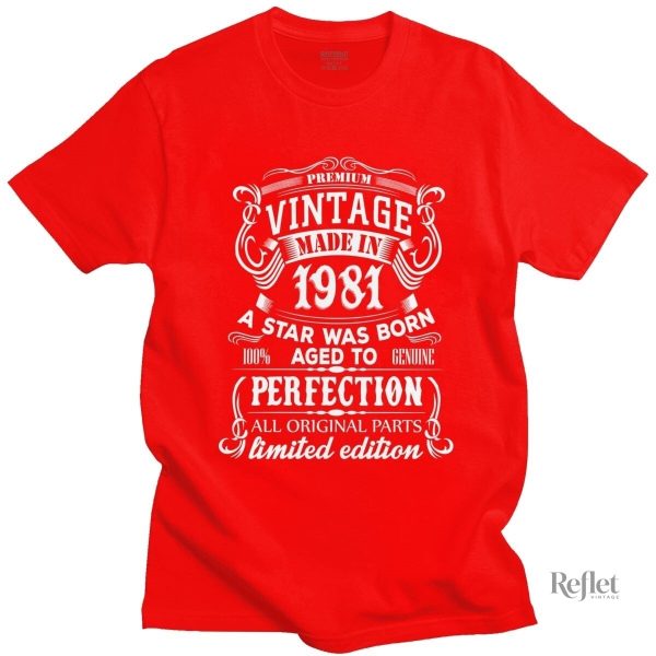 T-shirt court vintage pour homme