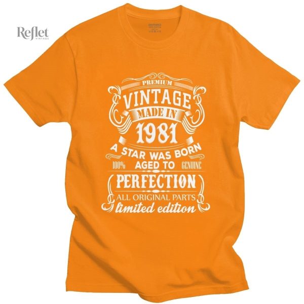 T-shirt vintage masculin à manches courtes