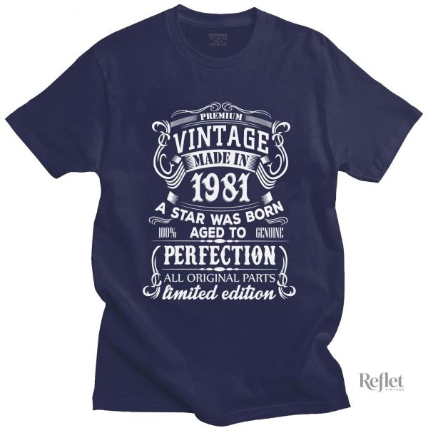 T-shirt homme décontracté vintage