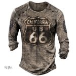 T-shirt vintage à manches courtes homme