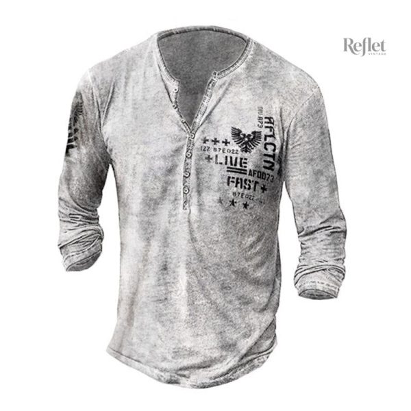 T-shirt homme inspiré de l'armée