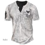 T-shirt militaire pour homme tendance