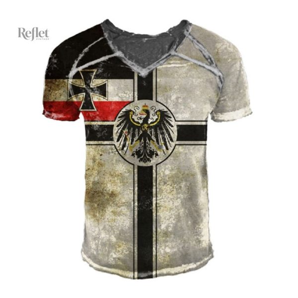 T-shirt homme style rétro militaire