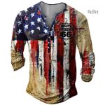 T-shirt militaire pour homme en coton