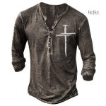 T-shirt homme graphique style militaire