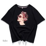 T-shirt vintage femme imprimé