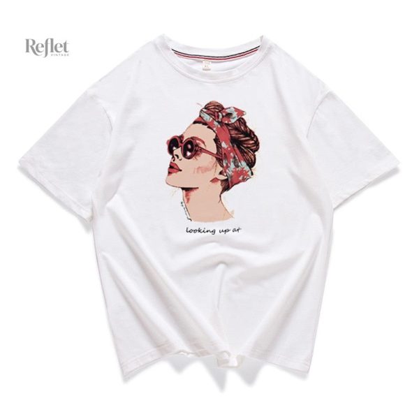 T-shirt décontracté pour un look vintage