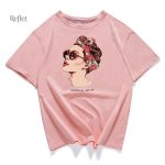 T-shirt à motifs vintage pour femmes