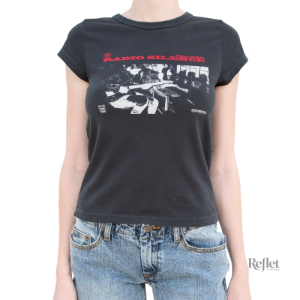 T-shirt vintage imprimé femme, style rétro et confort