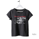 T-shirt femme à motif vintage, idéal pour un look décontracté