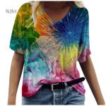 Tee-shirt femme avec une coupe ample vintage