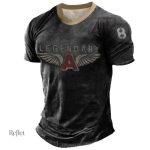 T-shirt homme style rétro, design vintage élégant