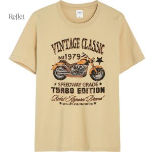 T Shirt Vintage Femme Moto Style Retro