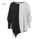 T-Shirt Vintage Femme à pois élégant et intemporel