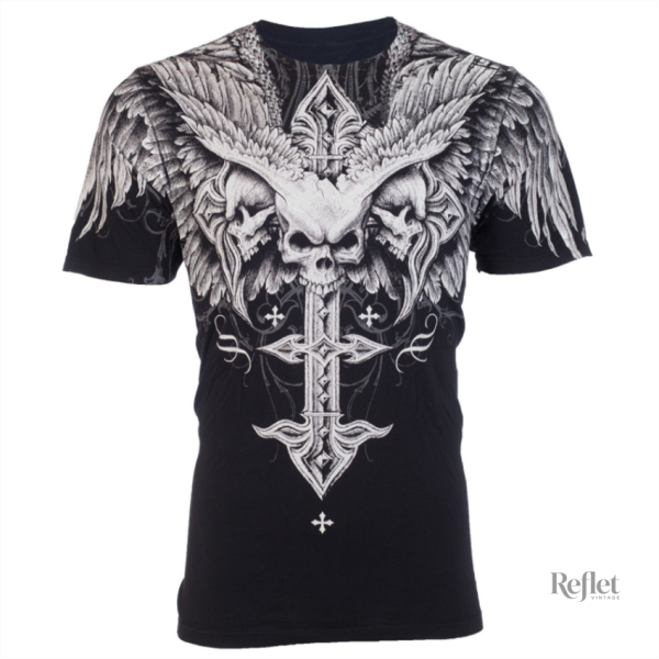 T-shirt homme style punk rétro