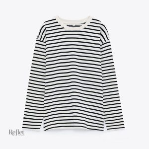 T-shirt femme à rayures, look rétro et tendance vintage