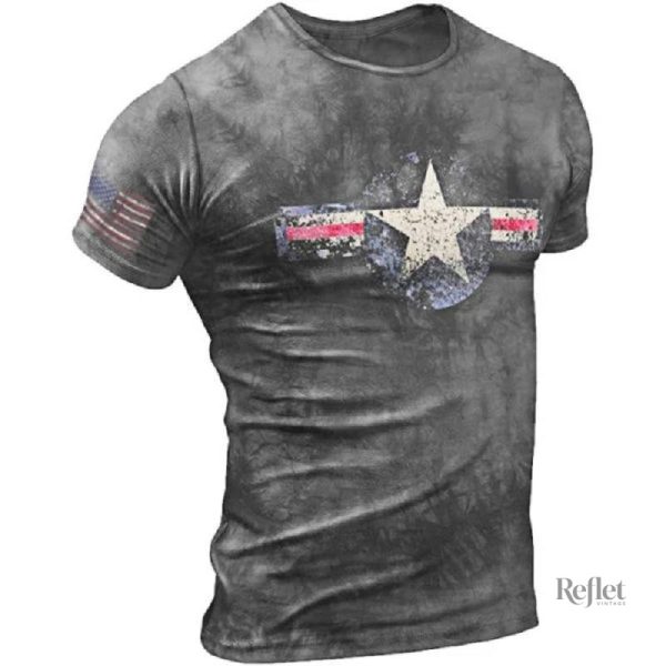 T-shirt vintage homme, coupe moderne