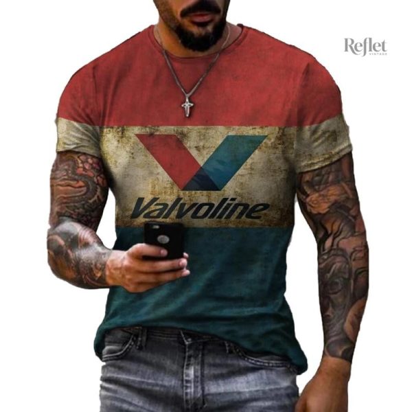 T-shirt homme à l'esprit vintage, basique