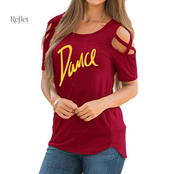 T shirt rétro coloré pour un look décontracté