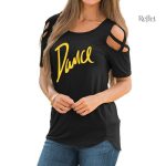 T shirt rétro imprimé vintage femme - vue 3