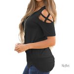 T shirt femme au style rétro élégant
