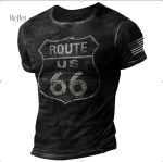 T-shirt style rétro pour homme