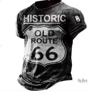 T-shirt USA classique pour homme