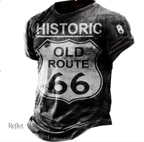 T-shirt homme au look vintage