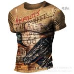 T-shirt homme inspiré des années passées