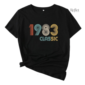 T shirt femme vintage 1983