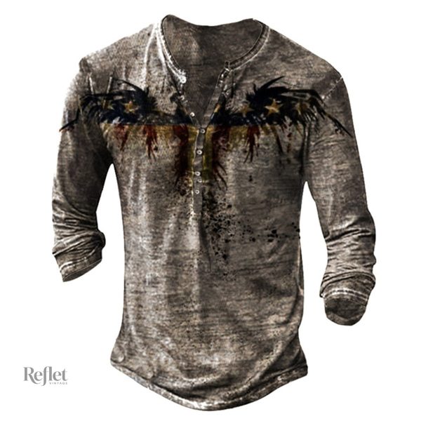 t-shirt-vintage-attitude-homme-1 T-shirt vintage attitude homme