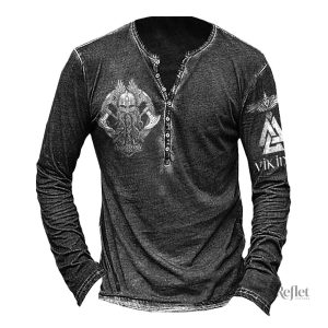 T-shirt vintage pour homme avec style décontracté