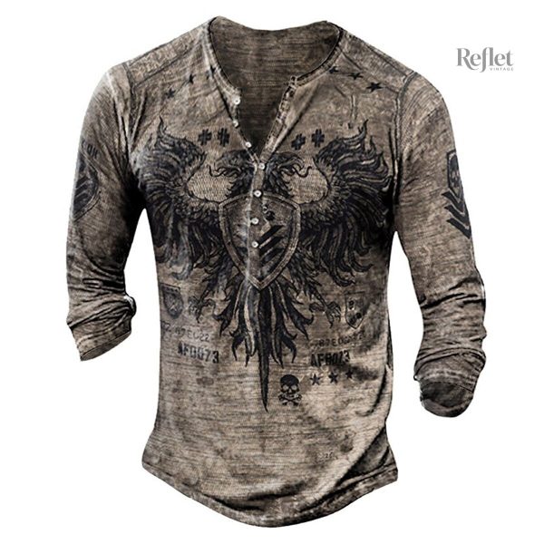 T-shirt homme à l'esprit vintage