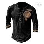 T-shirt à message vintage pour hommes